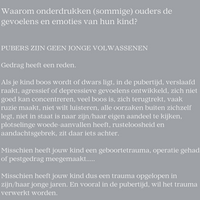 Kinderen en vooral pubers willen gehoord worden - 2