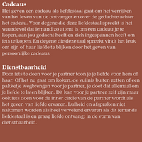 Wat is jouw Liefdestaal - 4